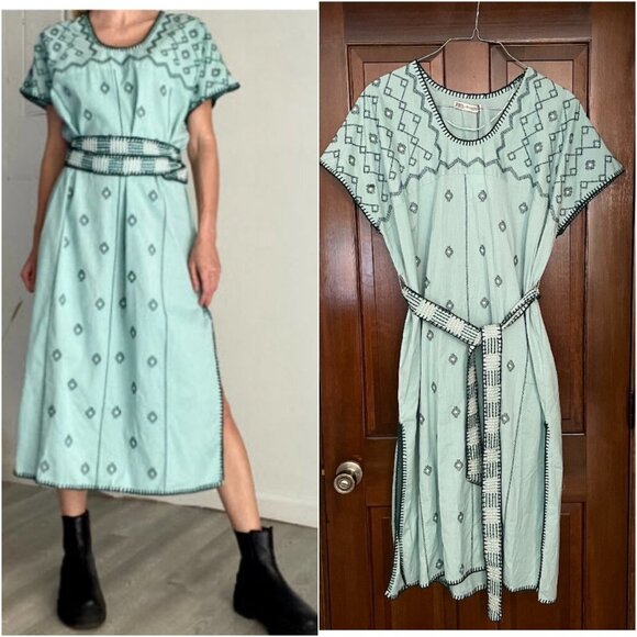 Zara Dresses & Skirts - Size XL Zara embroidered midi dress
